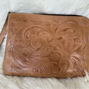 Patricia Nash Leather wristlet
